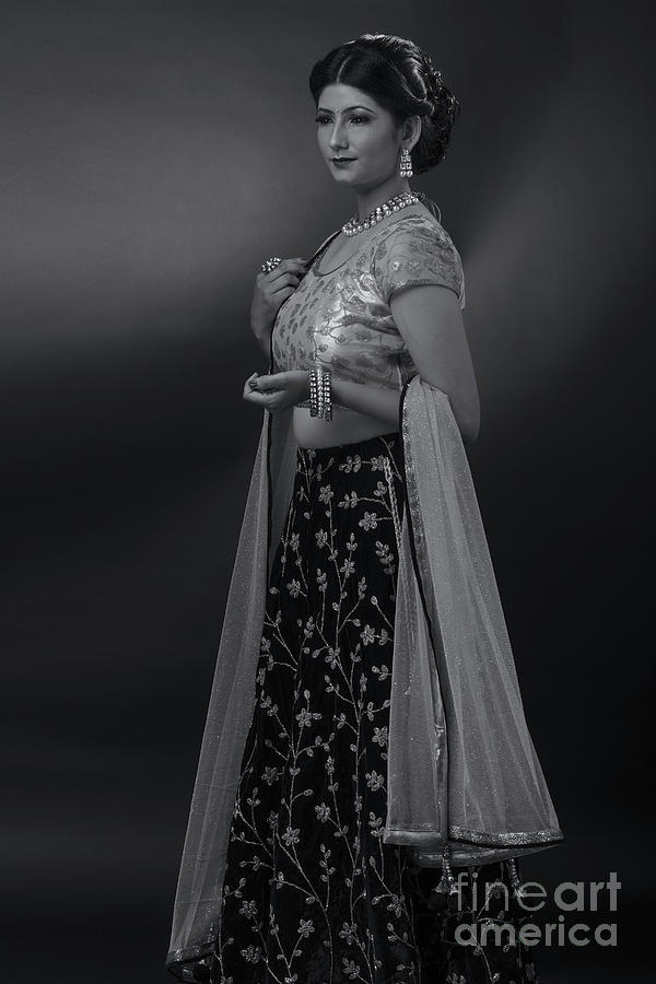 Portrait of Indian Lady #14 Photograph by Kiran Joshi