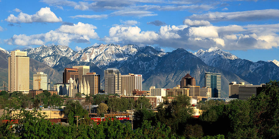 Salt Lake City Skyline #14 Photograph by Douglas Pulsipher