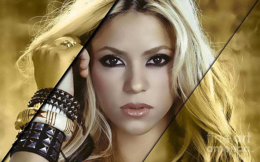 Shakira Mixed Media - Shakira Collection #14 by Marvin Blaine