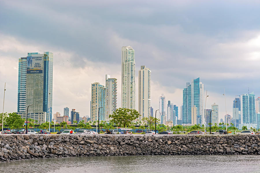 Skyscrapers in Panama city, Panama. #14 Photograph by Marek Poplawski