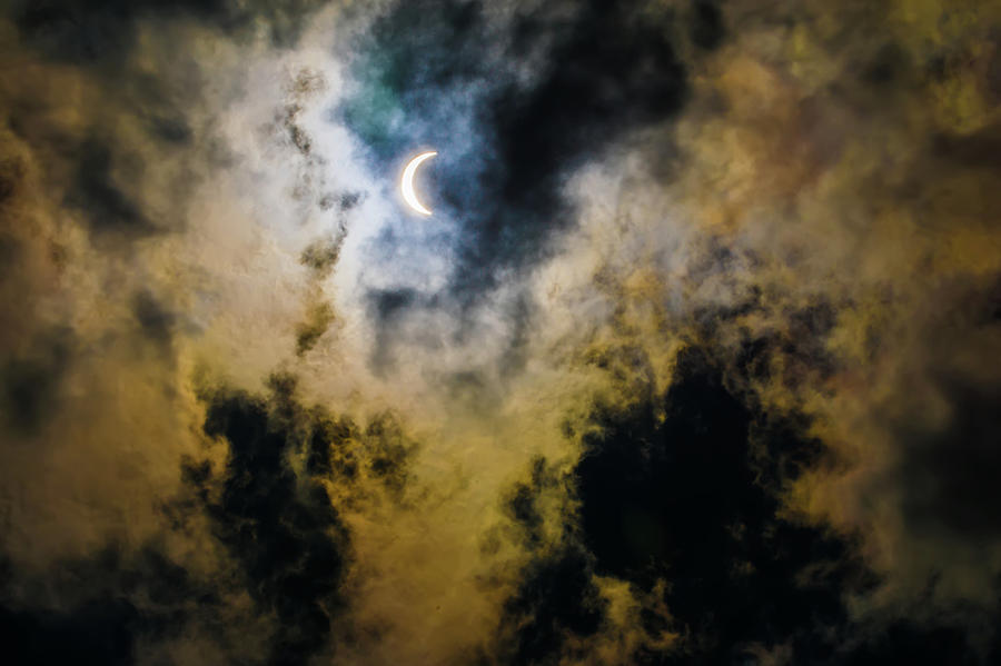Solar Eclipse 2017 event in South Carolina sky #14 Photograph by Alex Grichenko