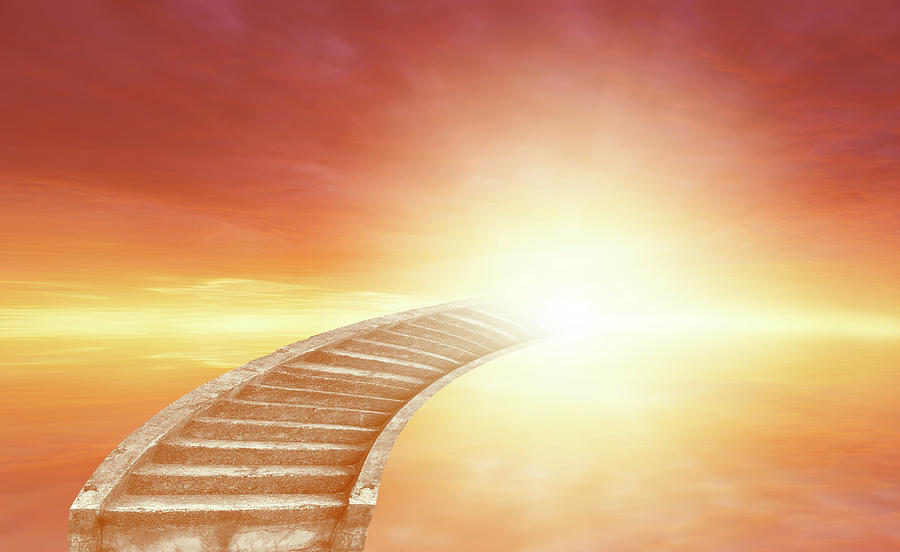 Stairway to heaven 6 Photograph by Les Cunliffe