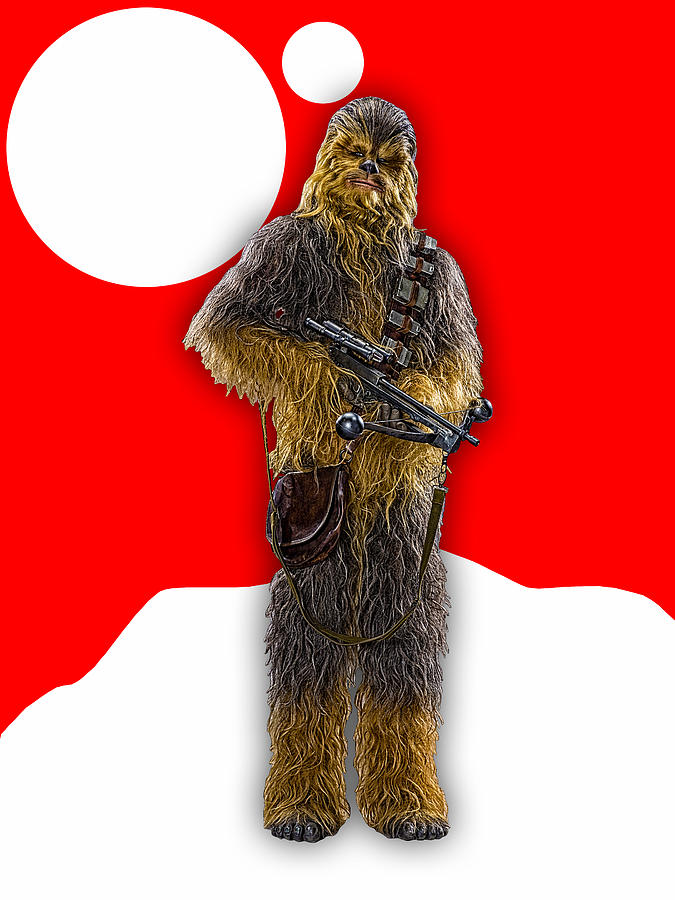 Star Wars Mixed Media - Star Wars Chewbacca Collection #14 by Marvin Blaine
