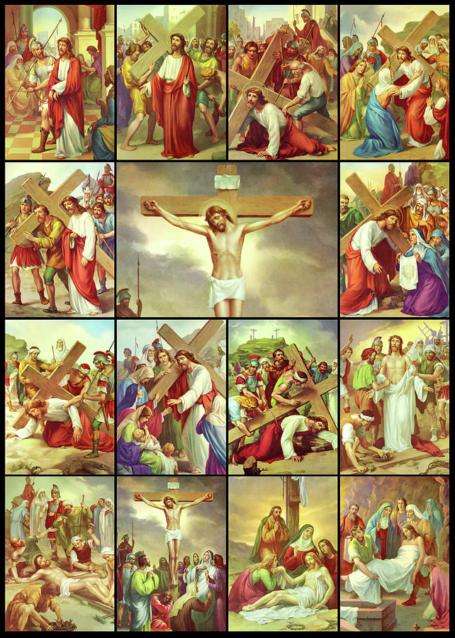 14 Stations Of The Cross Photograph