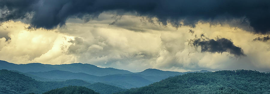 Stormy Landscape Over Lake Jocassee South Carolina #14 Photograph by Alex Grichenko