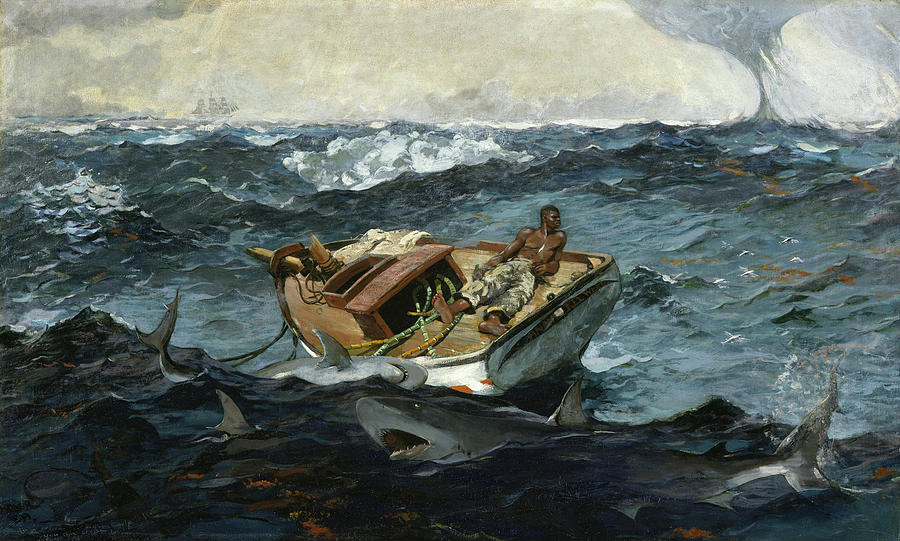 Winslow Homer Painting - The Gulf Stream #14 by Winslow Homer