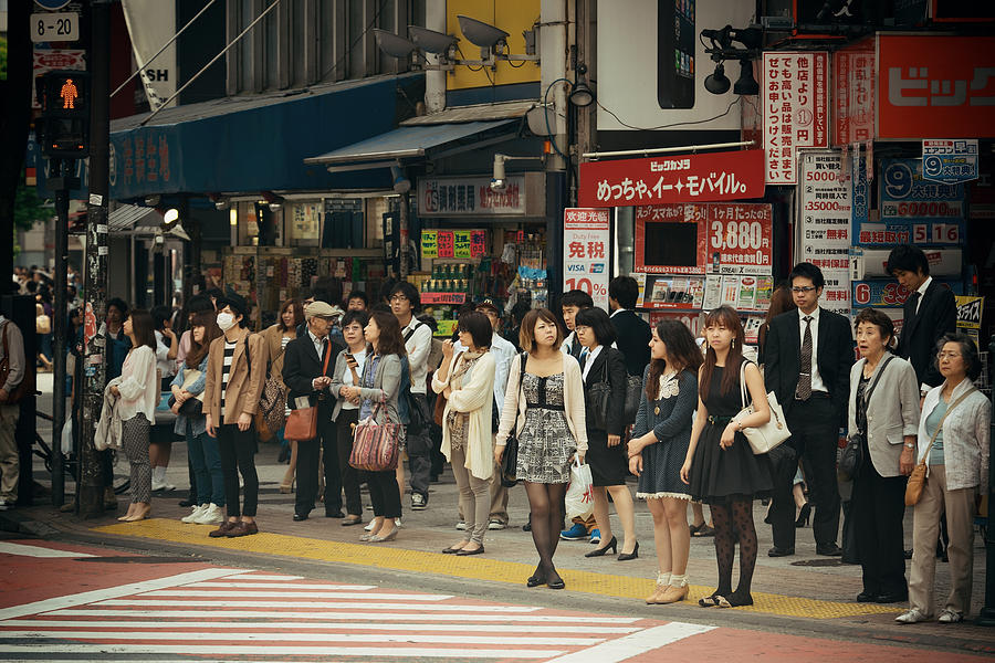 Tokyo street #14 Photograph by Songquan Deng