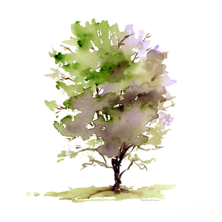 #14 Tree #14 Painting by Amy Kirkpatrick