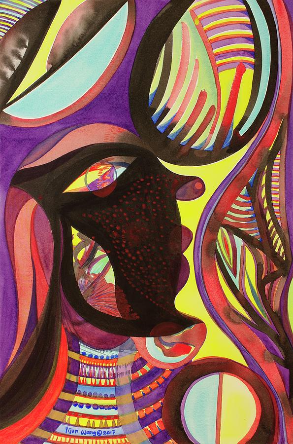 Queen Inca Dinka Do Painting by Yijun Wang - Fine Art America