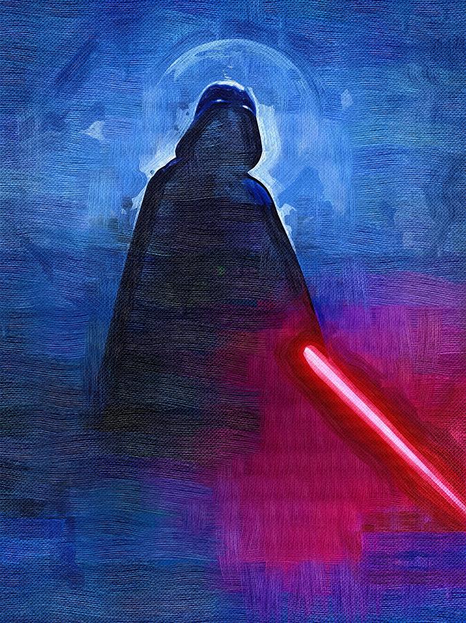 Vintage Star Wars Art Digital Art by Larry Jones