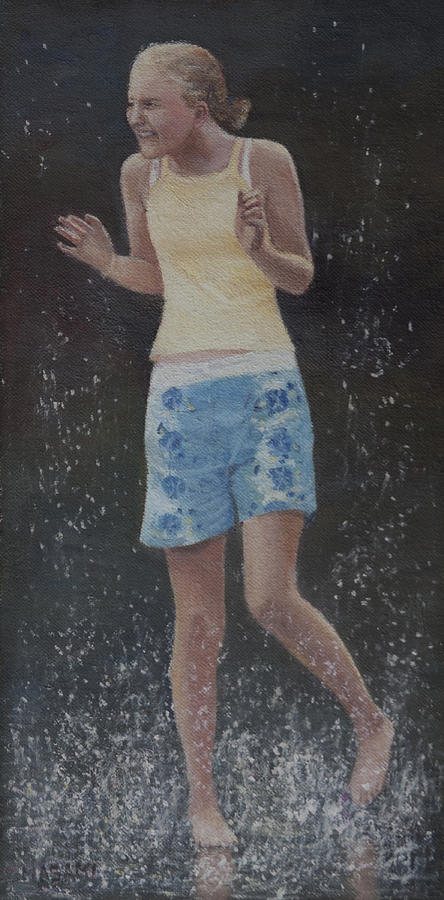 Wet Fun #14 Painting by Masami Iida