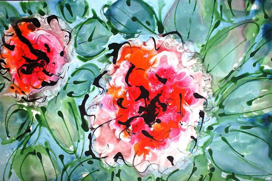 Nature Painting - The Divine Flowers #140 by Baljit Chadha