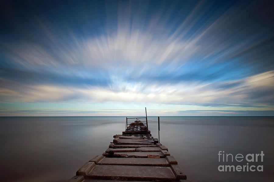 1404 Atwater Beach Jetty Photograph by Steve Sturgill