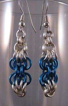 1409 Butterfly Chain Earrings Jewelry by Dianne Brooks
