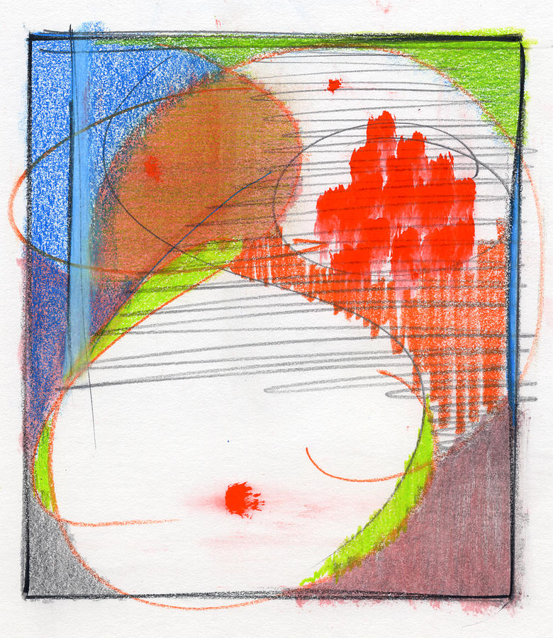 Untitled #144 Drawing by Chris N Rohrbach