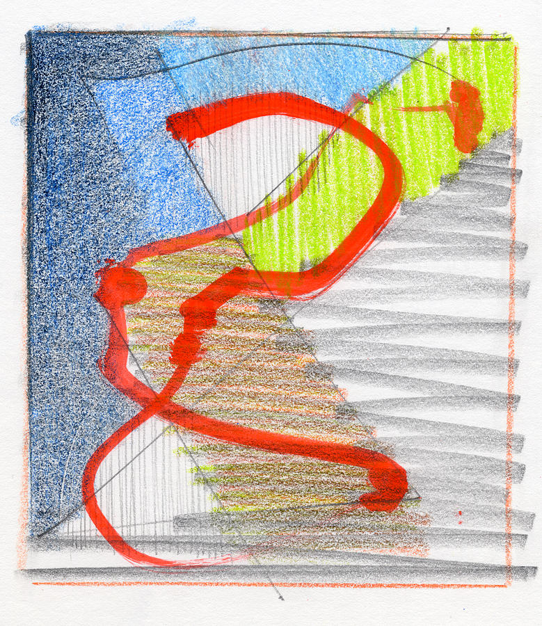 Untitled #145 Drawing by Chris N Rohrbach