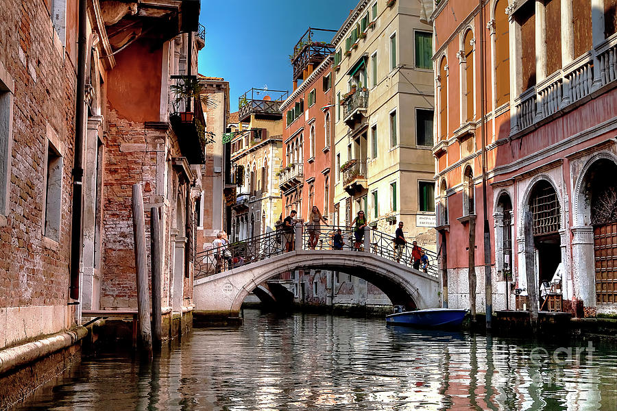1443 Venice Canal Photograph by Steve Sturgill