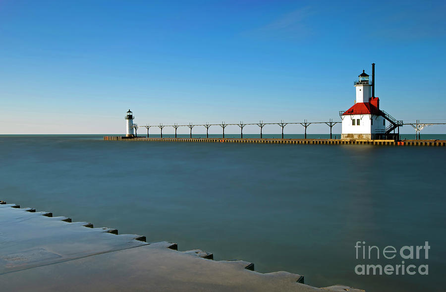 1446 St. Joseph Michigan Lighthouse Photograph by Steve Sturgill