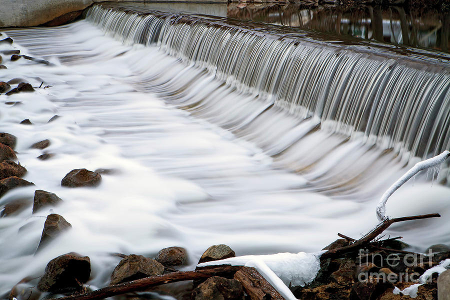 1447 Mill Race Waterfall Photograph by Steve Sturgill