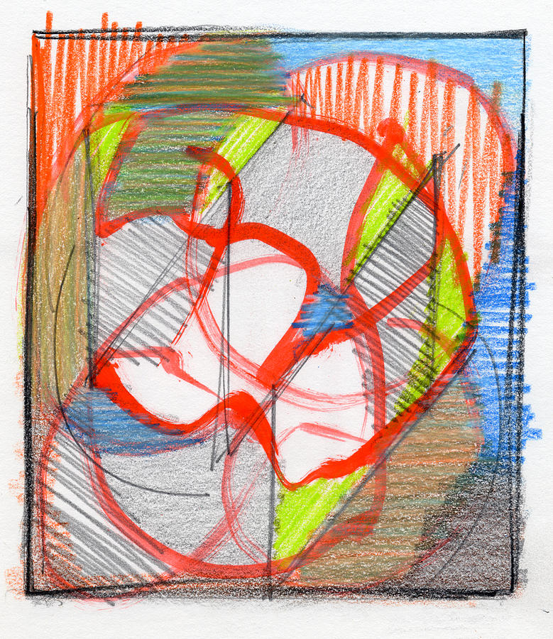 Untitled #146 Drawing by Chris N Rohrbach