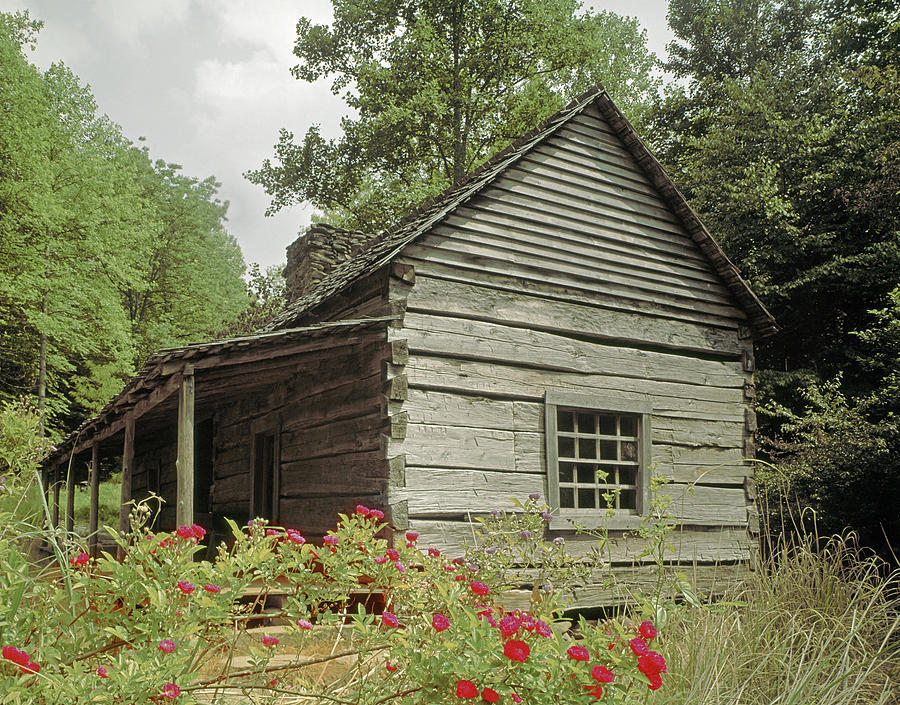 145925 Old Cabin GSMNP Photograph by Ed Cooper Photography