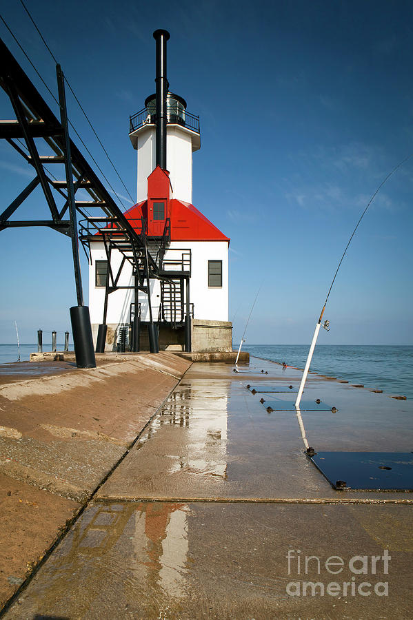 1460 St. Joseph Michigan Lighthouse Photograph by Steve Sturgill