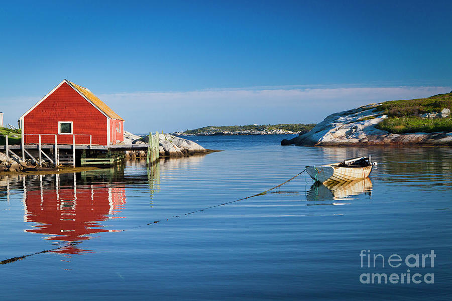 1465 Peggys Cove Fishing Village Photograph by Steve Sturgill