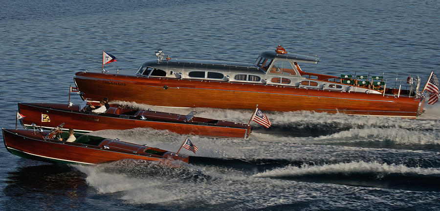 Classic Wooden Runabouts #148 Photograph by Steven Lapkin