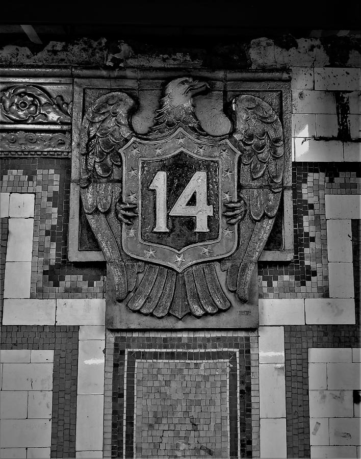 14th Eagle Subway B W Photograph by Rob Hans