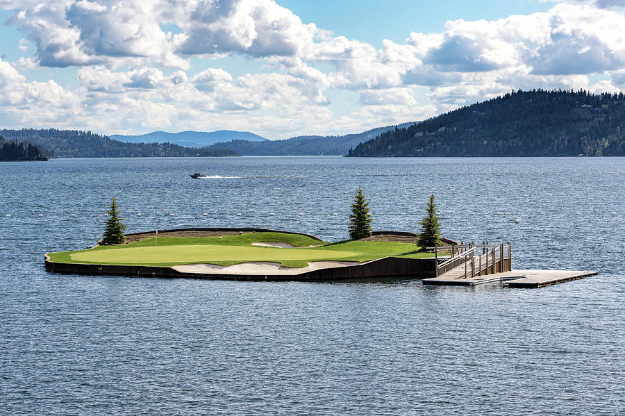 14th hole Coeur dAlene Golf Resort Photograph by Mike Centioli
