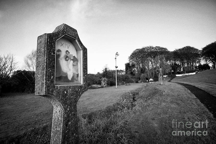 Bridget Photograph - 14th Station Of The Cross St Brigids Shrine County Louth Republic Of Ireland by Joe Fox