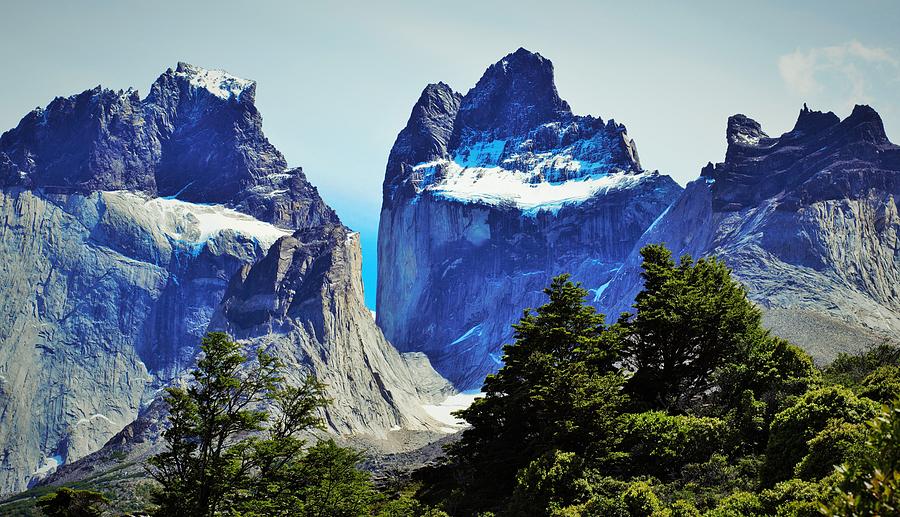 Patagonia Blue 3 #1 Photograph by Mark Mitchell