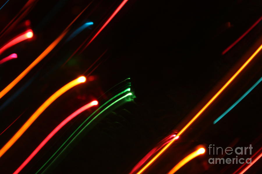 Abstract Motion Lights #15 Photograph by Henrik Lehnerer
