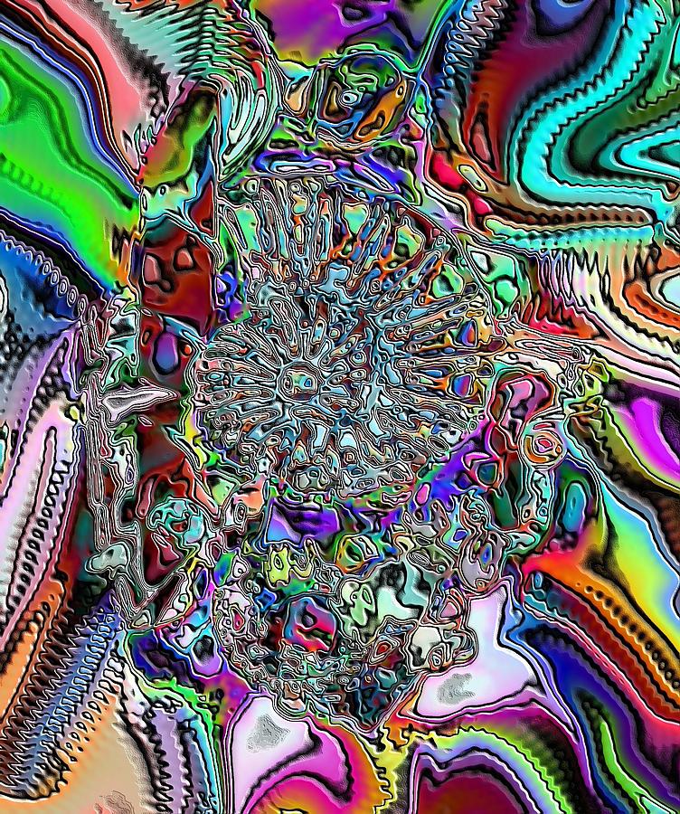 Abstract Orgone #15 Digital Art by Belinda Cox
