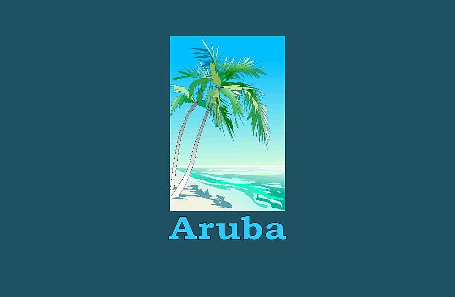 Aruba Digital Art by Brian's T-shirts - Fine Art America