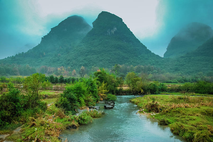 Beautiful countryside scenery in autumn #15 Photograph by Carl Ning