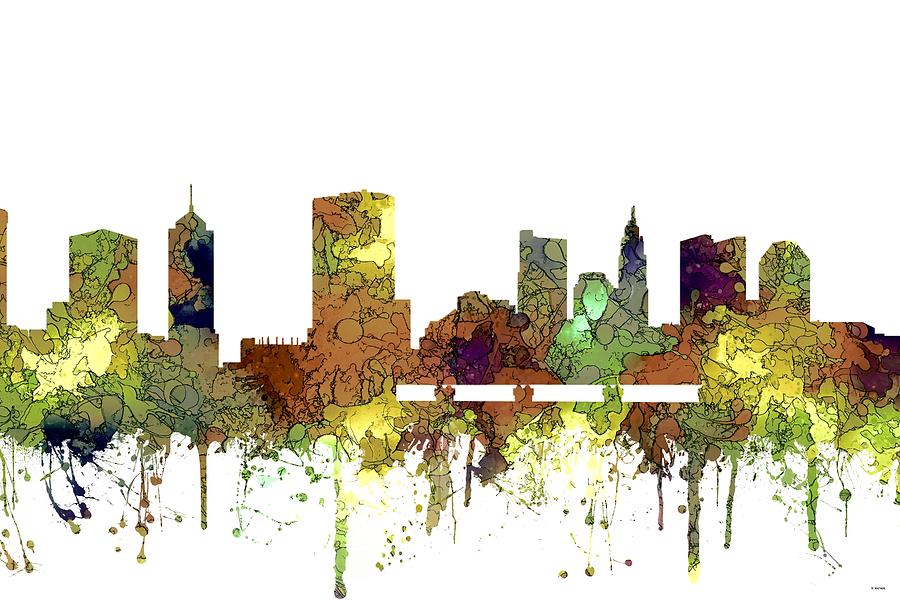 Columbus Ohio Skyline #15 Digital Art by Marlene Watson