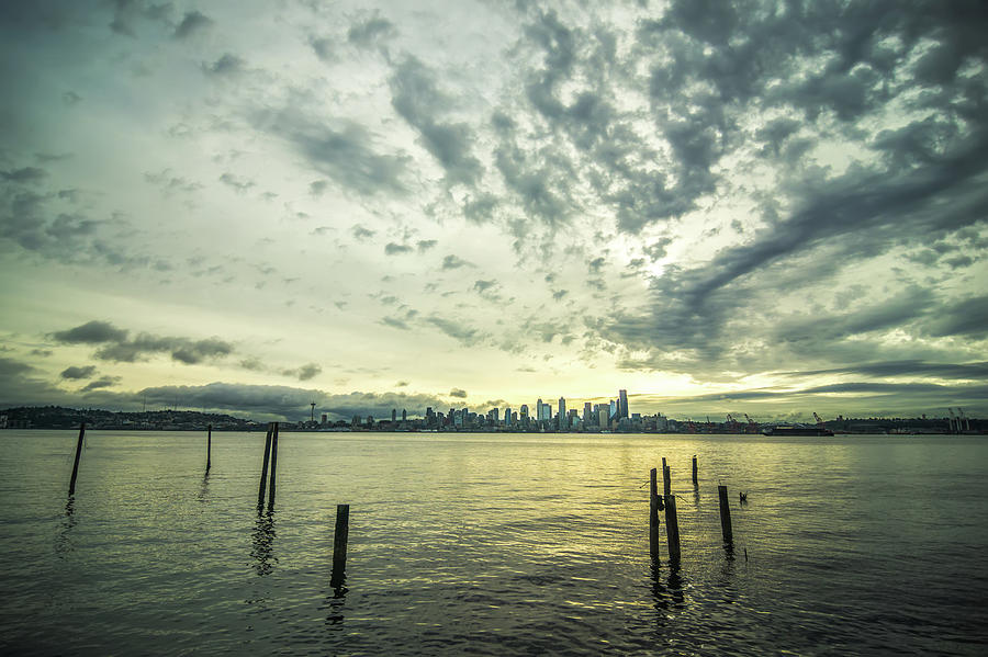 Early Morning Sunrise In Seattle Washington #15 Photograph by Alex Grichenko