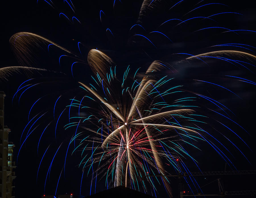 Fireworks 2015 Sarasota 23 Photograph by Richard Goldman