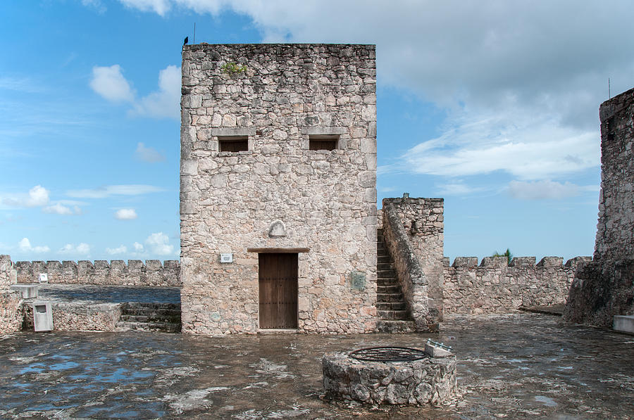 Fort of San Felipe in Bacalar #15 Digital Art by Carol Ailles