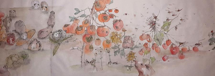 Garden  of  plenty  album  #15 Painting by Debbi Saccomanno Chan