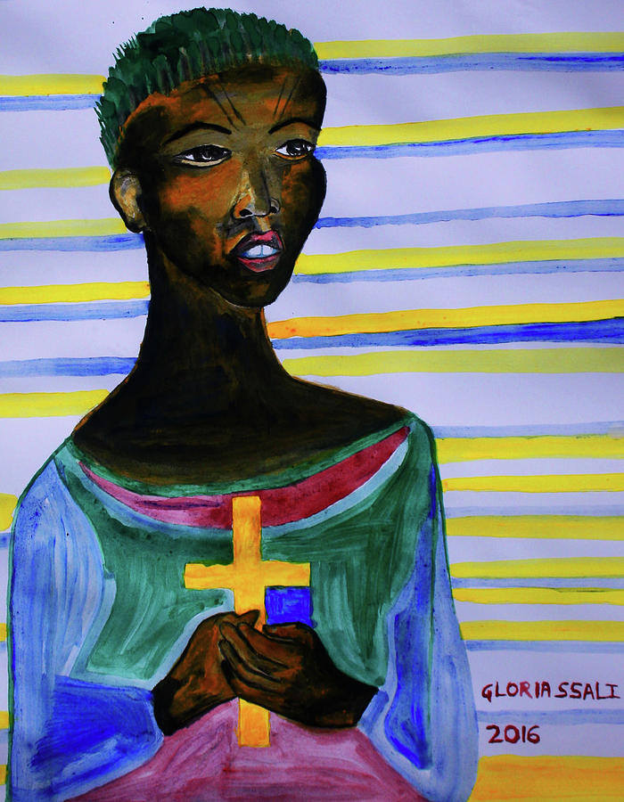 Hope for Peace in South Sudan #15 Painting by Gloria Ssali