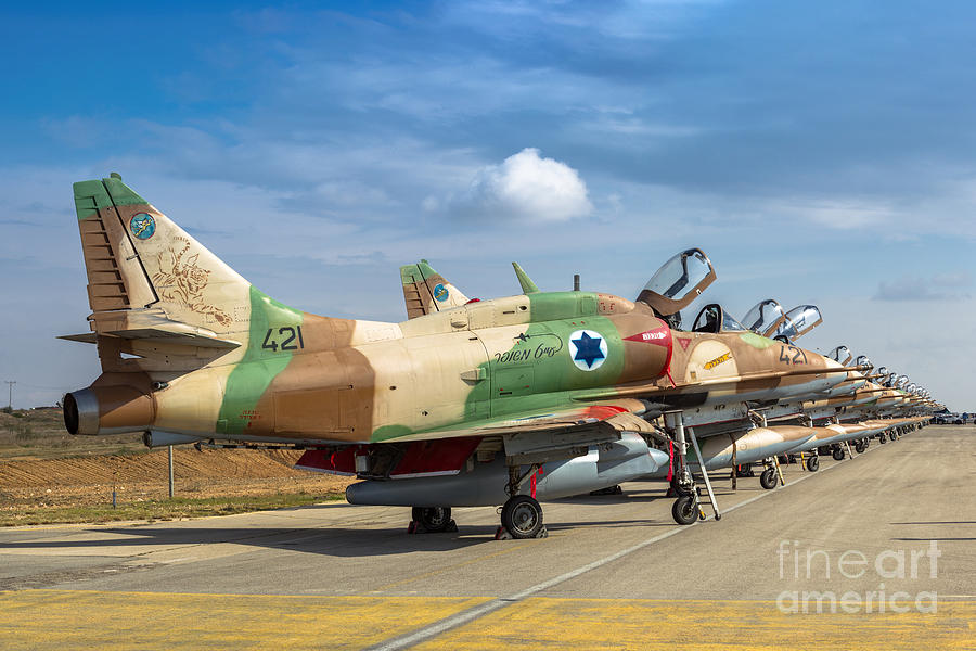 Israel Air Force A-4 Skyhawk Photograph by Nir Ben-Yosef