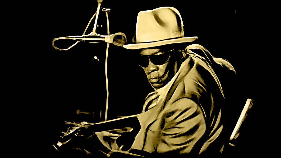 John Lee Hooker Collection #15 Mixed Media by Marvin Blaine