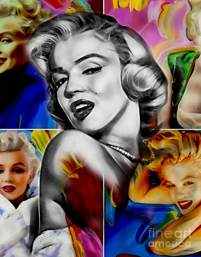 Marilyn Monroe Collection #35 Mixed Media by Marvin Blaine