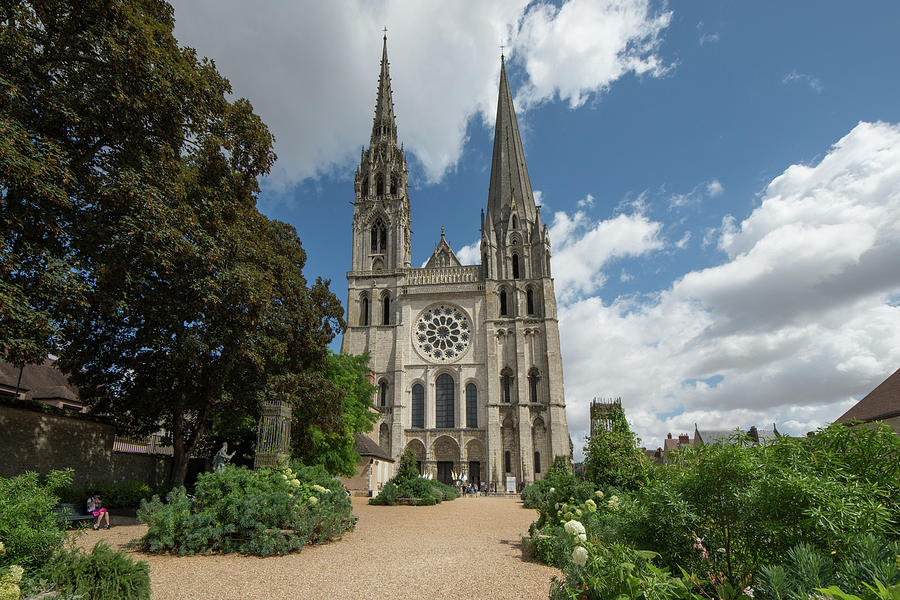Notre Dame de Chartes Cathedral #15 Digital Art by Carol Ailles