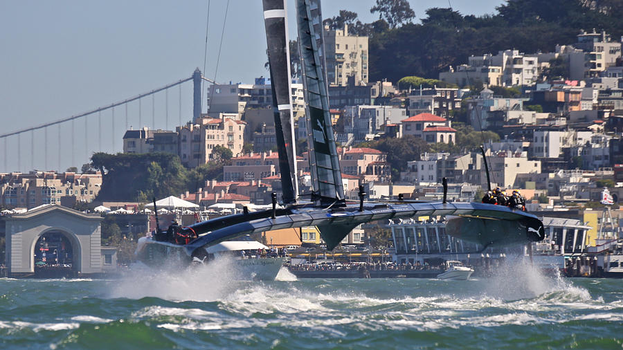 Oracle Americas Cup #4 Photograph by Steven Lapkin