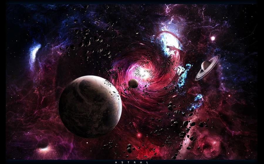 Planet Digital Art - Planets #15 by Super Lovely
