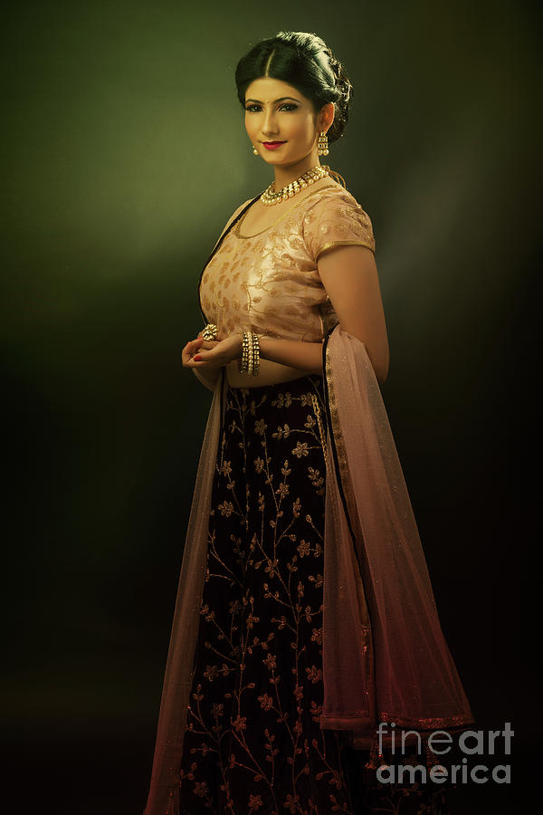Portrait of Indian Lady #15 Photograph by Kiran Joshi