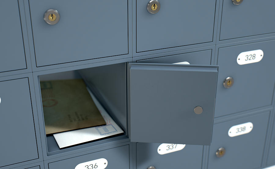 Post Office Boxes Digital Art by Allan Swart | Fine Art America